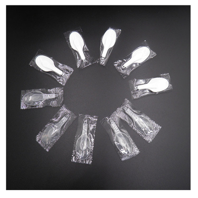 Μήκος 21.8mm πλαστικό κουτάλι γιαουρτιού που διπλώνει τα PP διαφανές Ordorless για τη ζελατίνα
