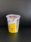 150 ml πλαστικό φλιτζάνι για το γιαούρτι με κάλυμμα από χαρτί και πλαστικό κάλυμμα