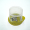 80ml πλαστικό φλυτζάνι PP για το γιαούρτι με το καπάκι φύλλων αλουμινίου