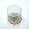 80ml πλαστικό φλυτζάνι PP για το γιαούρτι με το καπάκι φύλλων αλουμινίου