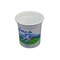 125 ml πλαστικό φλιτζάνι για το γιαούρτι με κάλυμμα από χαρτί και πλαστικό κάλυμμα